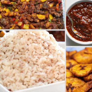 Ofada Rice Combo